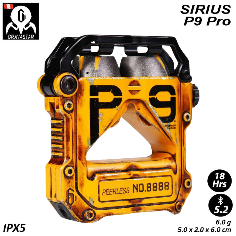 Audifonos Gravastar Sirius P9 Pro War Damaged Yellow