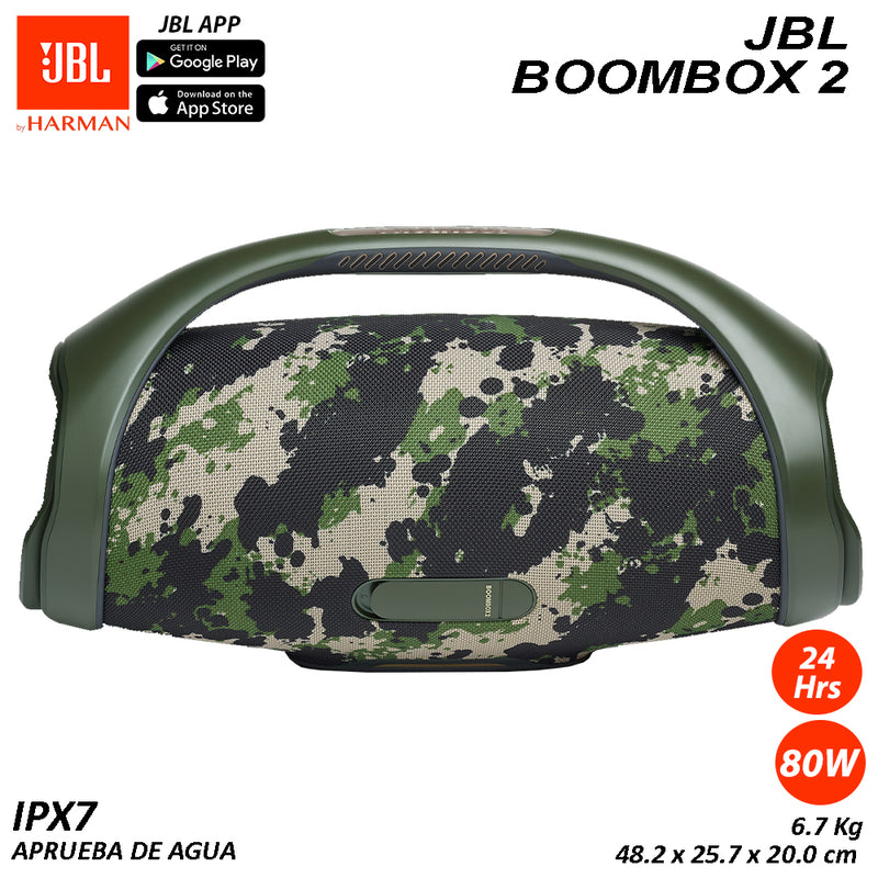 Altavoz Bluetooth Jbl Boobmox 2 Camuflaje