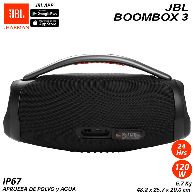 Altavoz Bluetooth Jbl Boobmox 3 Negro