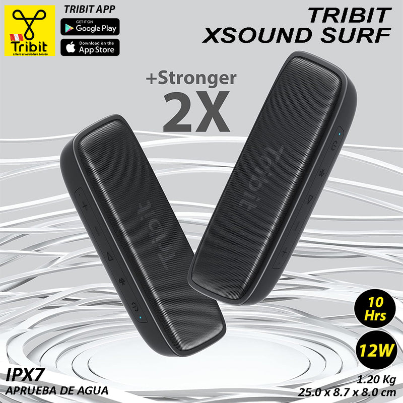 Altavoz Bluetooth Tribit XSound Surf Negro