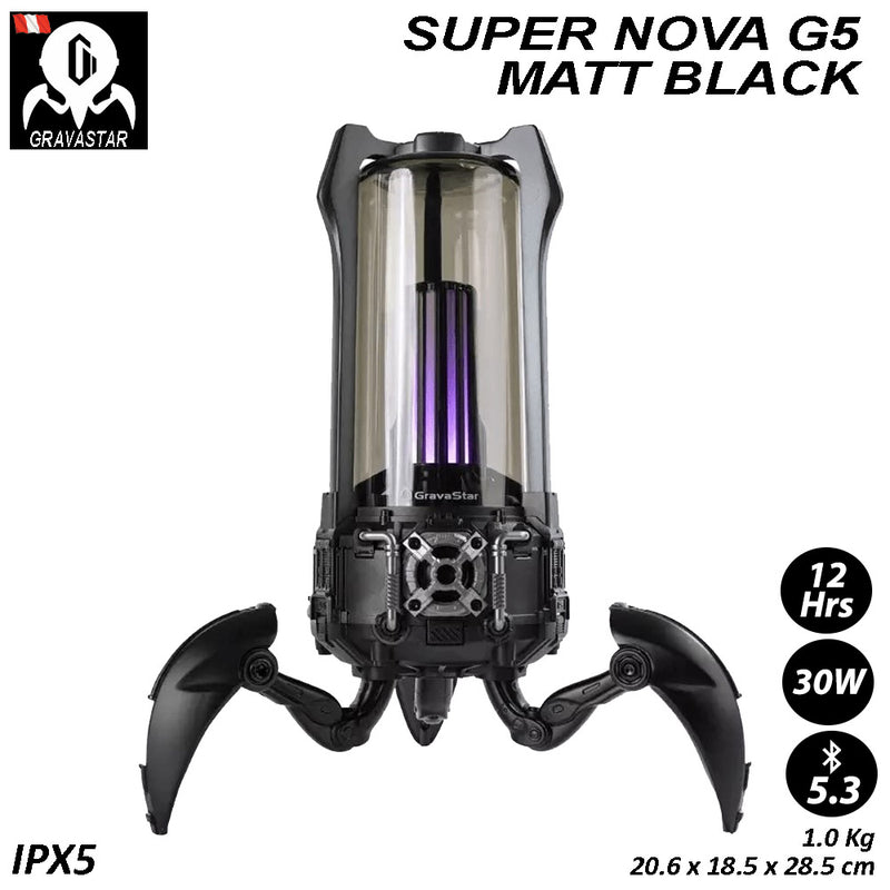 Altavoz Gravastar Super Nova G5 Matt Black