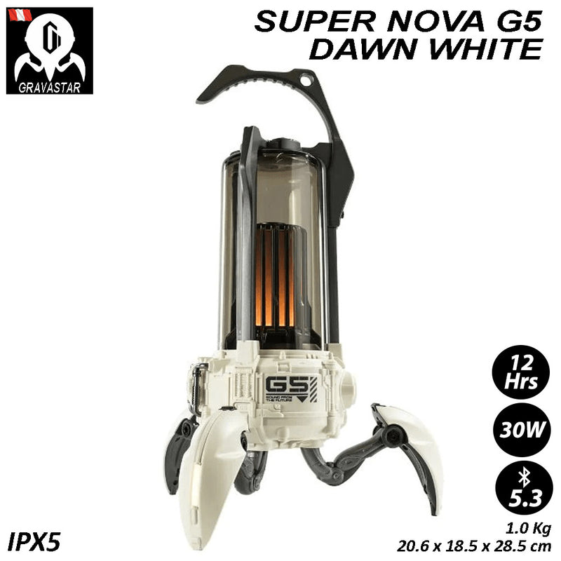 Altavoz Gravastar Super Nova G5 War Dawn White