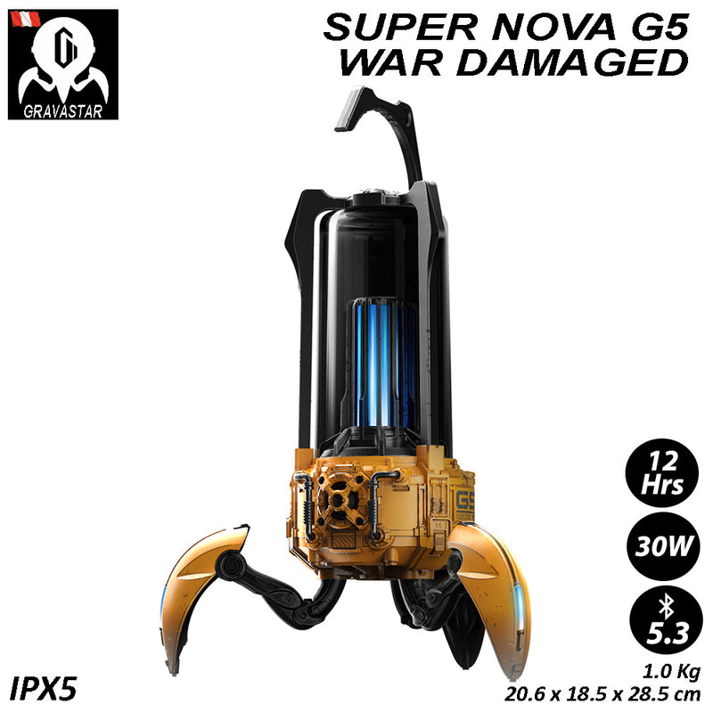 Altavoz Gravastar Super Nova G5 War Damaged Yellow