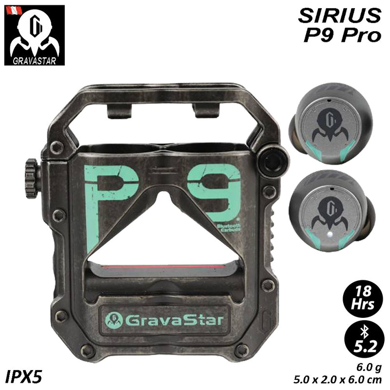 Audifonos Gravastar Sirius P9 Pro War Damaged Gray