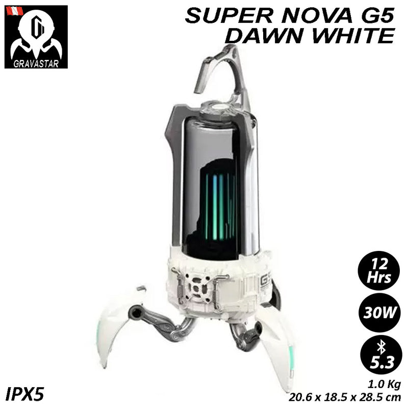 Altavoz Gravastar Super Nova G5 War Dawn White