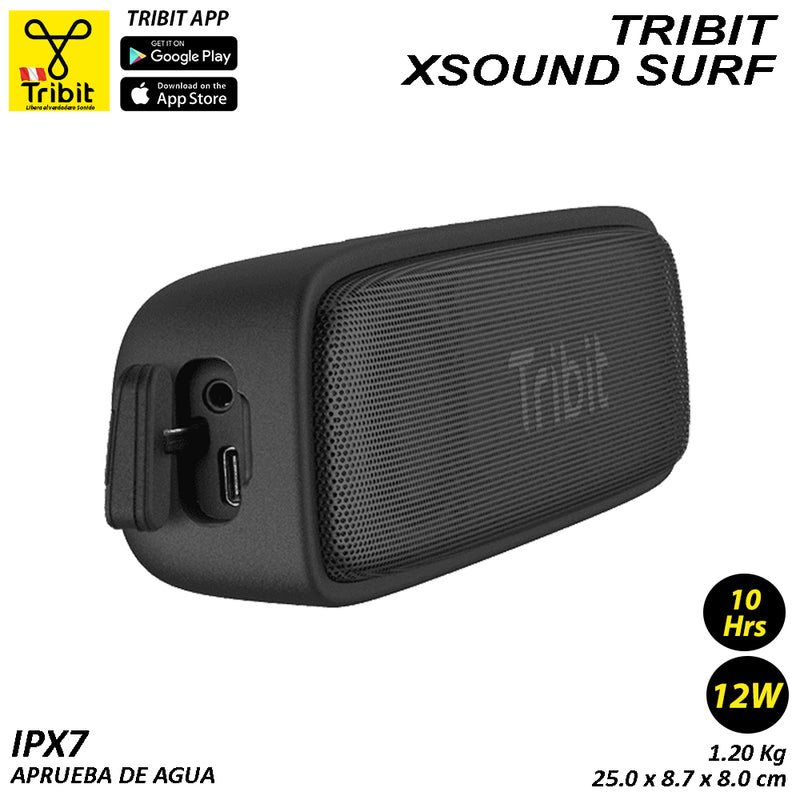 Altavoz Bluetooth Tribit XSound Surf Negro