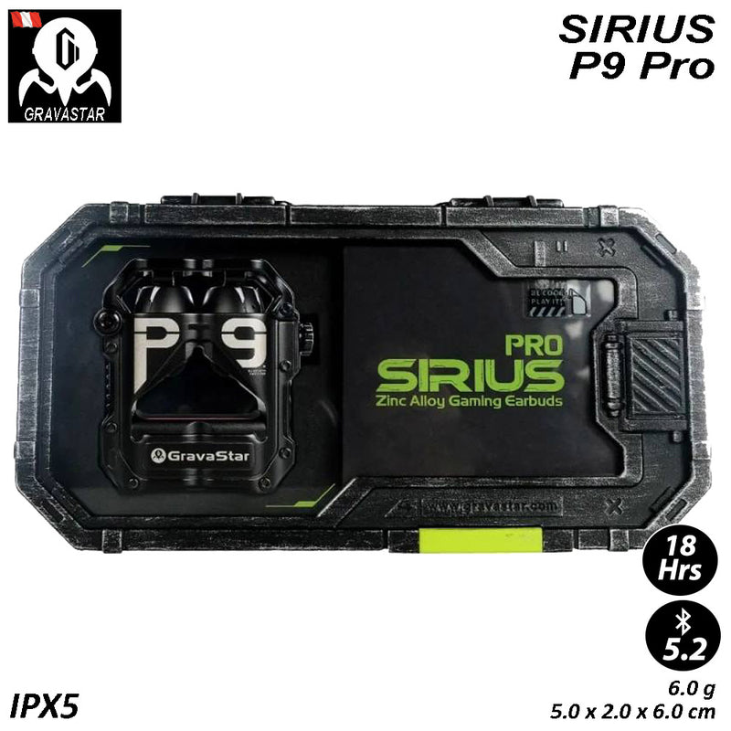 Audifonos Gravastar Sirius P9 Pro Matt Black