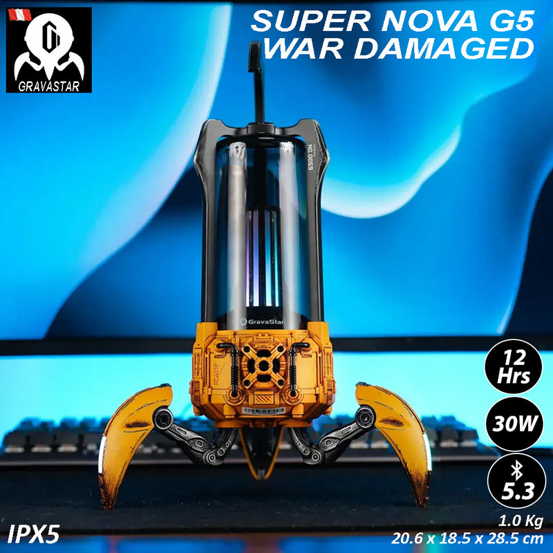 Altavoz Gravastar Super Nova G5 War Damaged Yellow