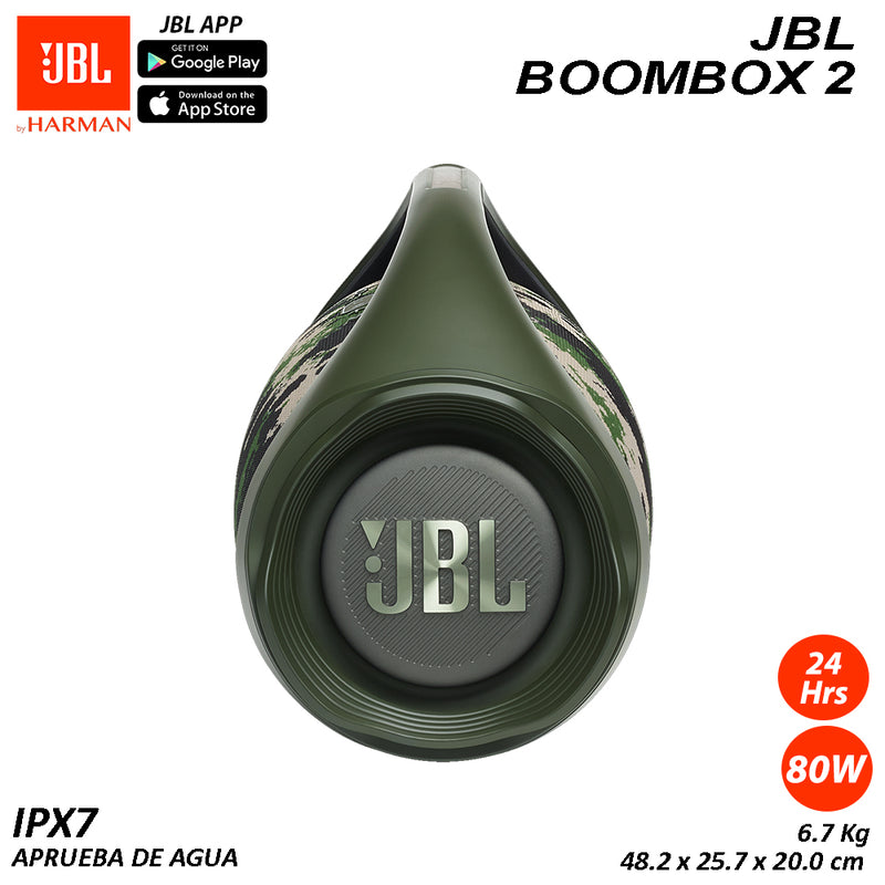 Altavoz Bluetooth Jbl Boobmox 2 Camuflaje