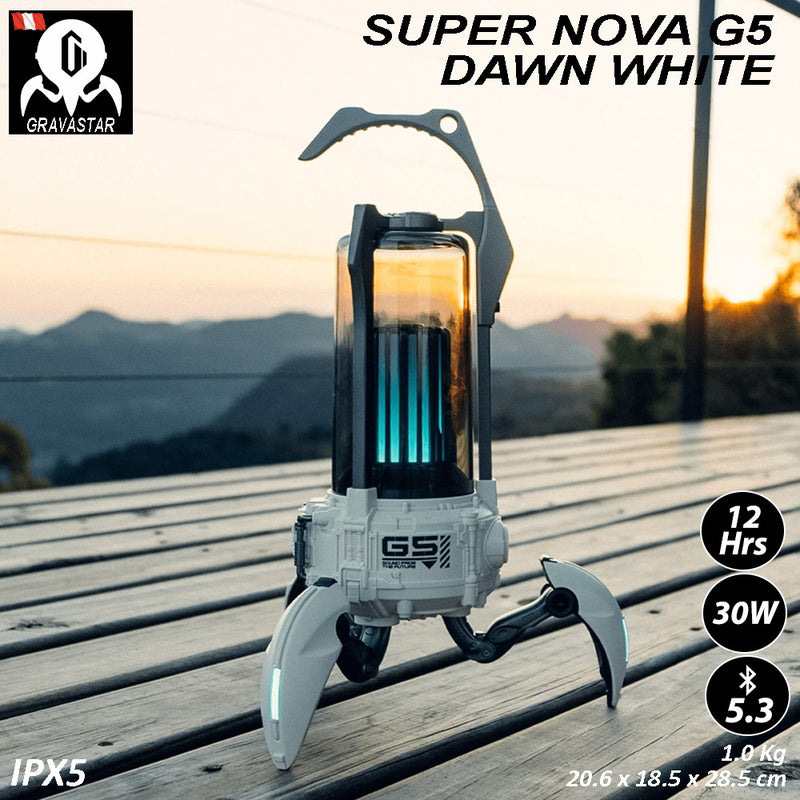 Altavoz Gravastar Super Nova G5 War Dawn White