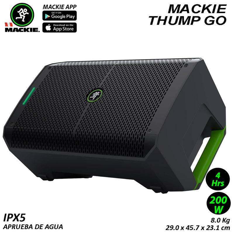 Altavoz Bluetooth Mackie Thump Go