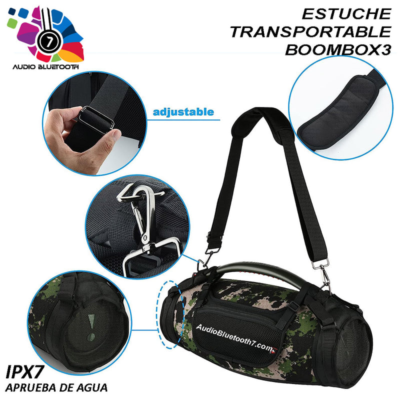 Estuche Correa Bolso Funda Transporte Jbl Boombox3 Negro