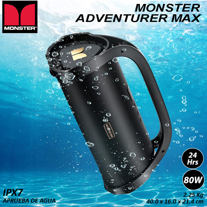 Altavoz Bluetooth Monster Adventurer Max Gold