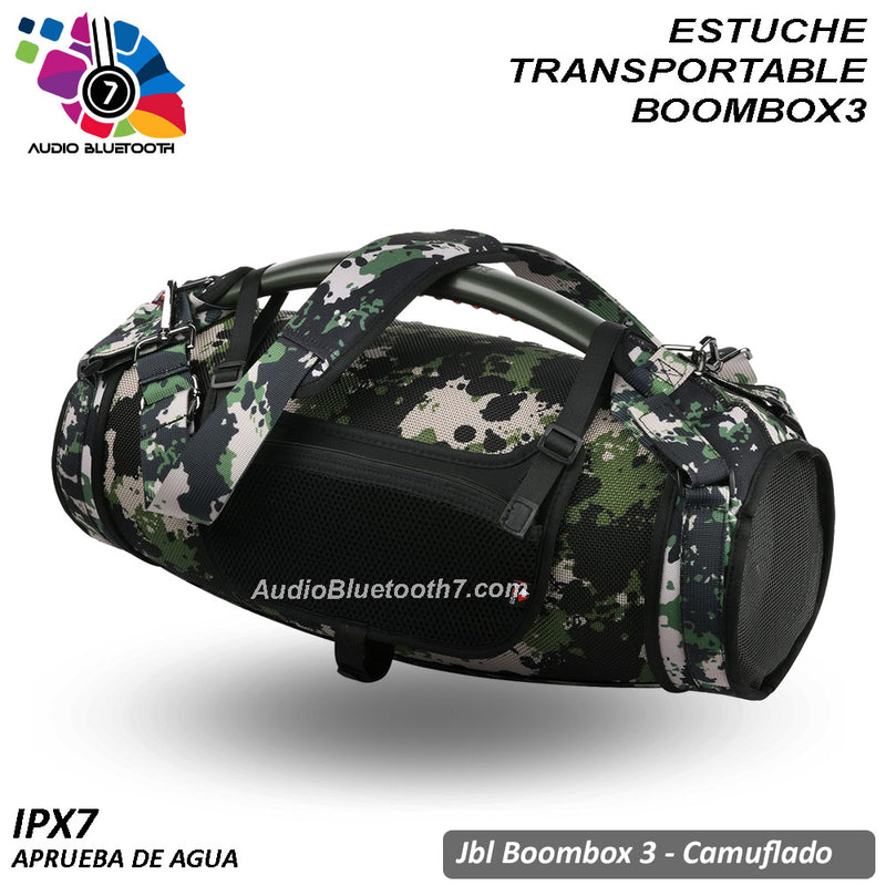 Estuche Correa Bolso Funda Transporte Jbl Boombox3 Camuflaje