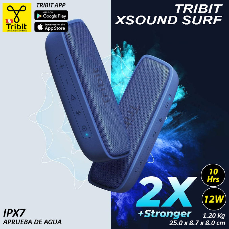 Altavoz Bluetooth Tribit XSound Surf Azul