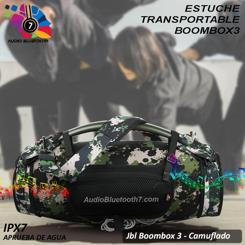 Estuche Correa Bolso Funda Transporte Jbl Boombox3 Camuflaje