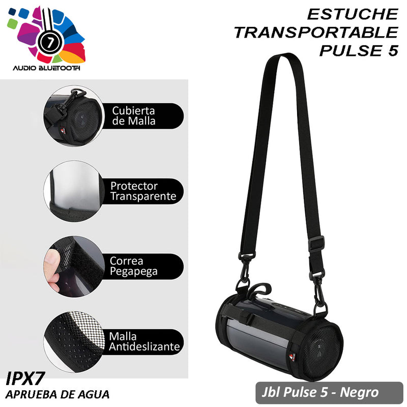 Estuche Correa Bolso Funda Transporte Jbl Pulse 5 Negro