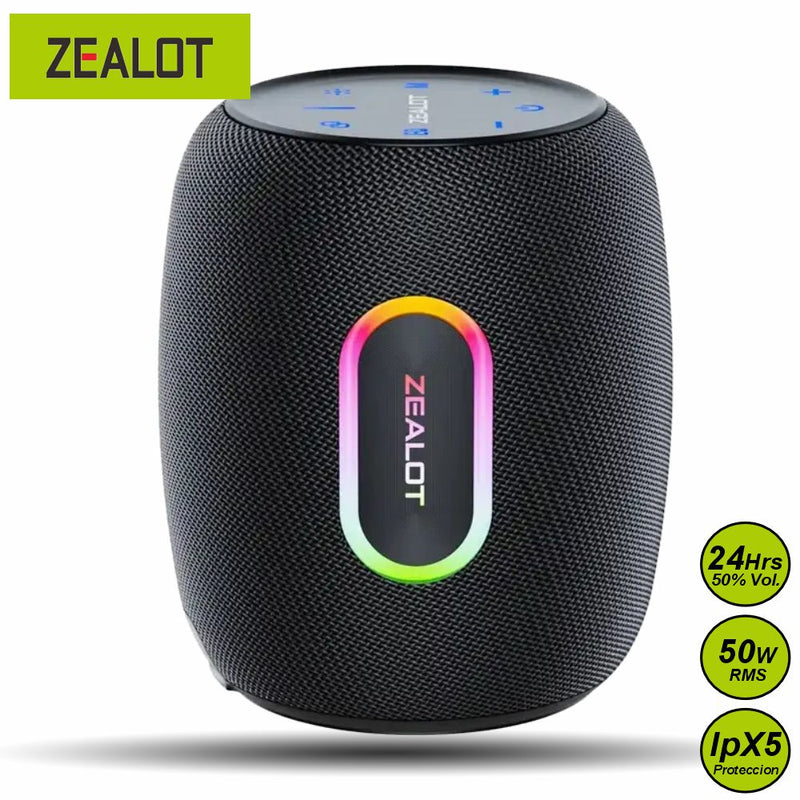 Zealot S64 - 50W RMS Parlante Bluetooth Portatil