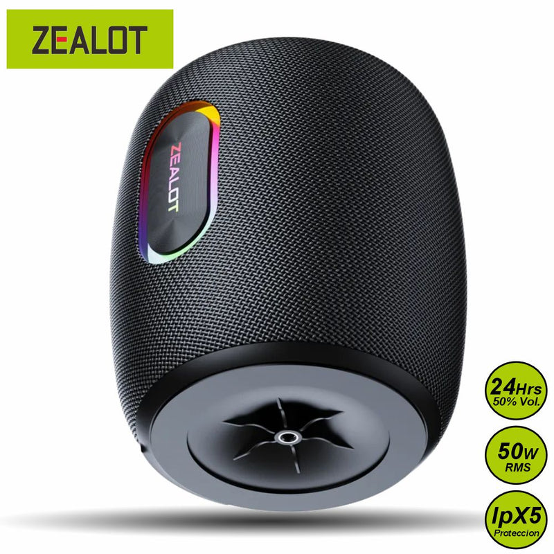 Zealot S64 - 50W RMS Parlante Bluetooth Portatil