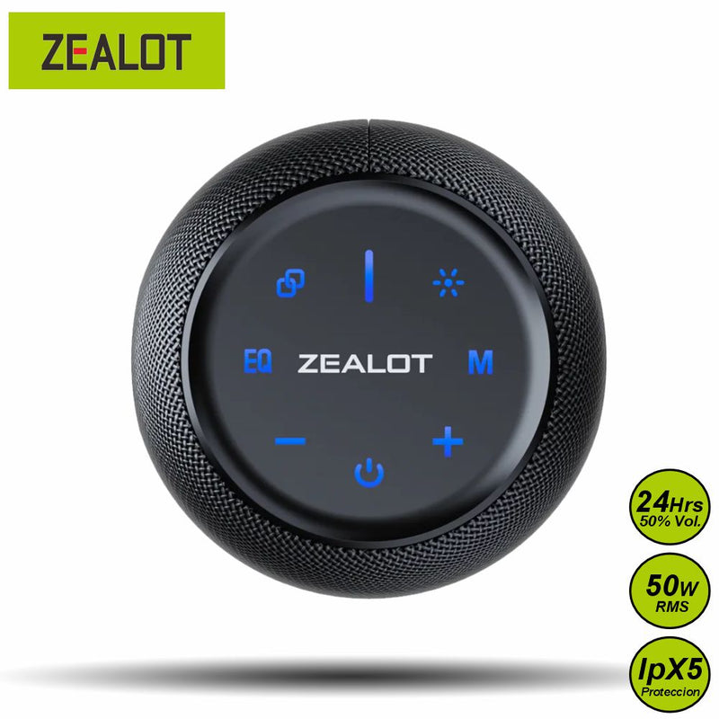 Zealot S64 - 50W RMS Parlante Bluetooth Portatil