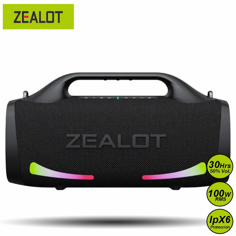 Zealot S79 - 100W RMS Parlante Bluetooth Portatil