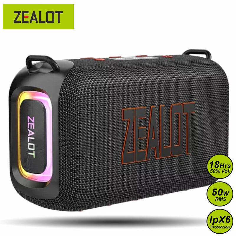 Zealot S85 - 50W RMS Parlante Bluetooth Portatil