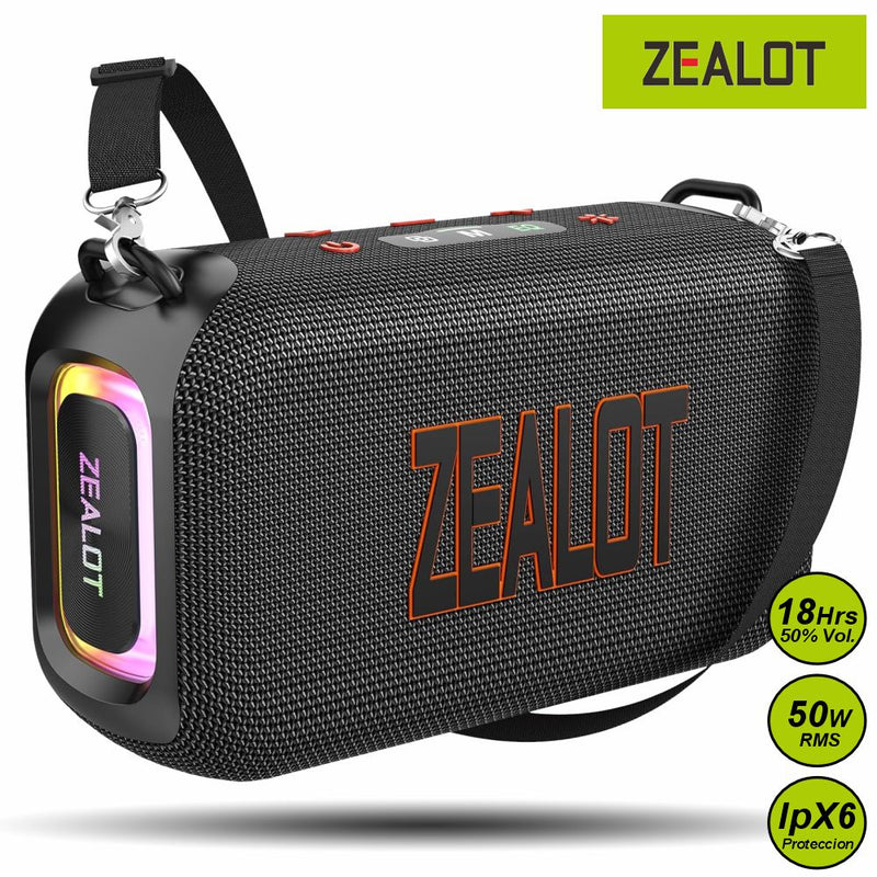 Zealot S85 - 50W RMS Parlante Bluetooth Portatil