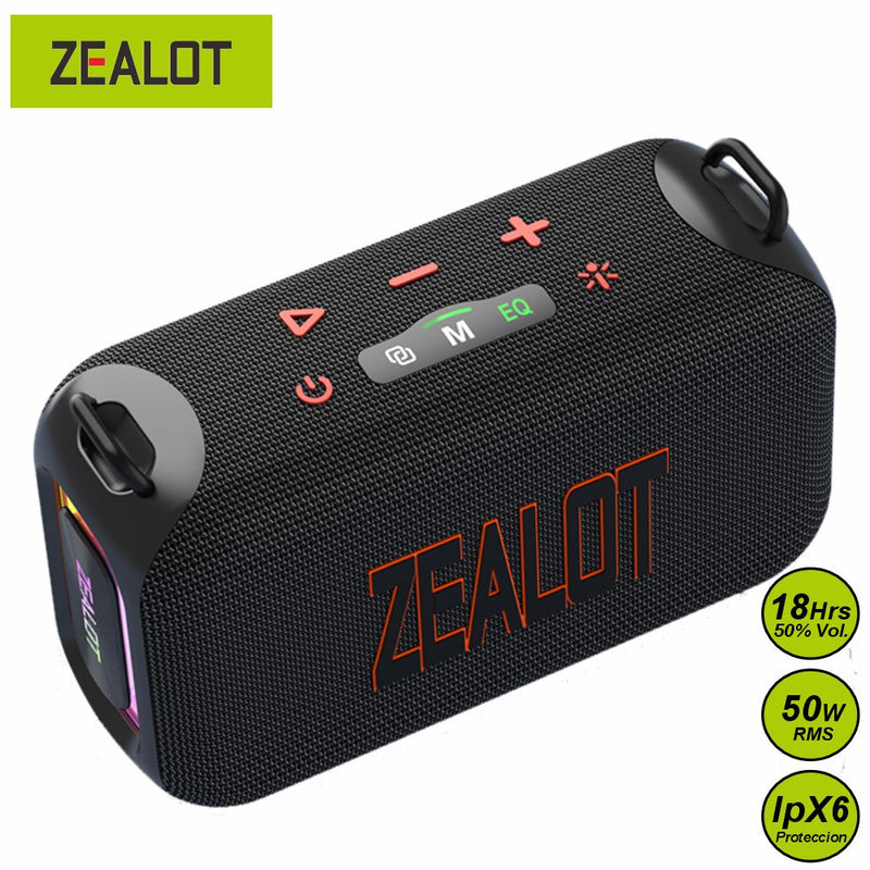 Zealot S85 - 50W RMS Parlante Bluetooth Portatil