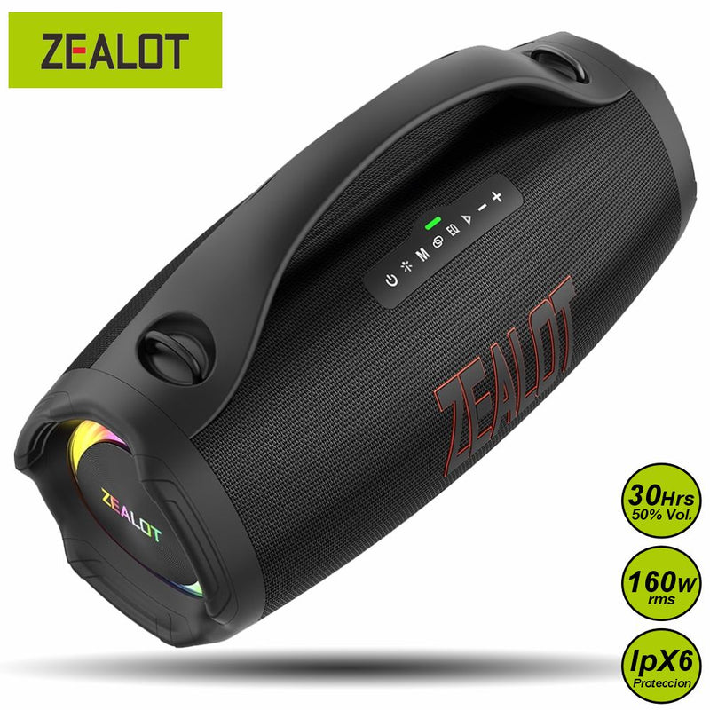 Zealot S98 - 160W RMS Parlante Bluetooth Portatil