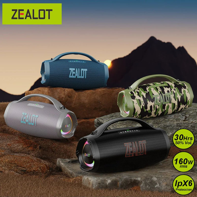 Zealot S98 - 160W RMS Parlante Bluetooth Portatil