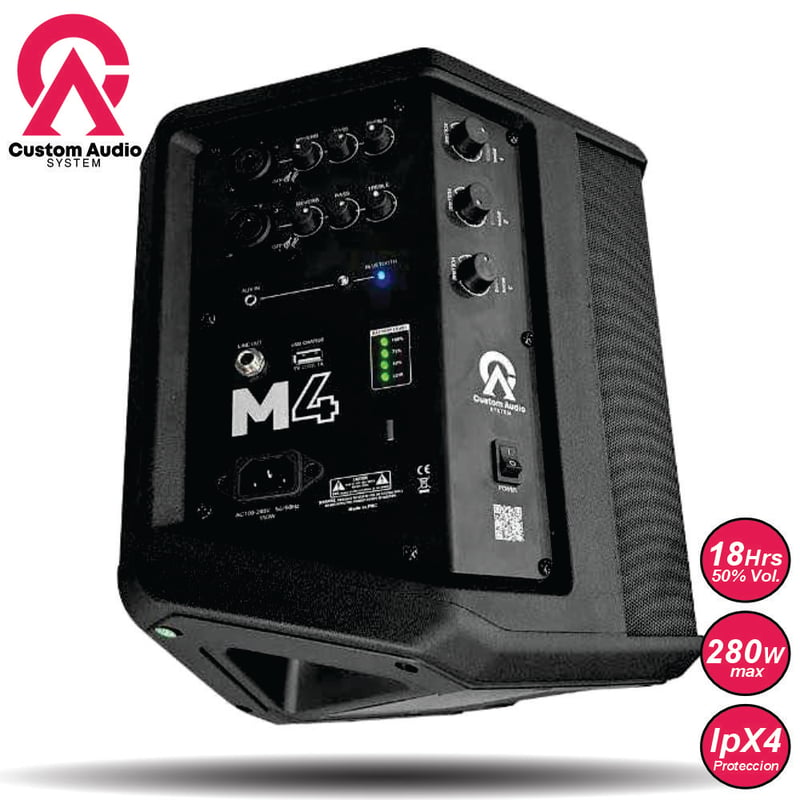 Altavoz Bluetooth Custom Audio System M4